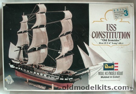Revell 1/192 Old Ironsides USS Constitution with Billowing Sails, 5404 plastic model kit